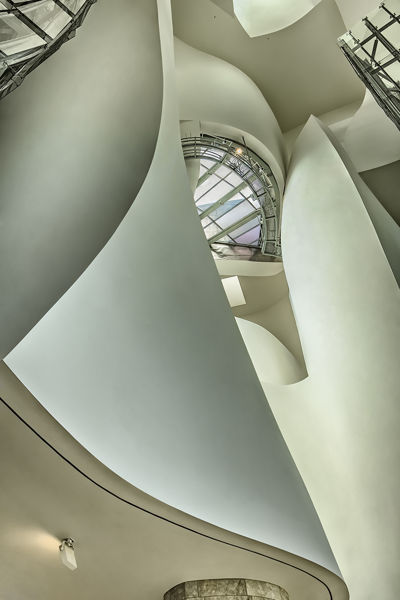 Detalle interior del Guggenheim de Bilbao