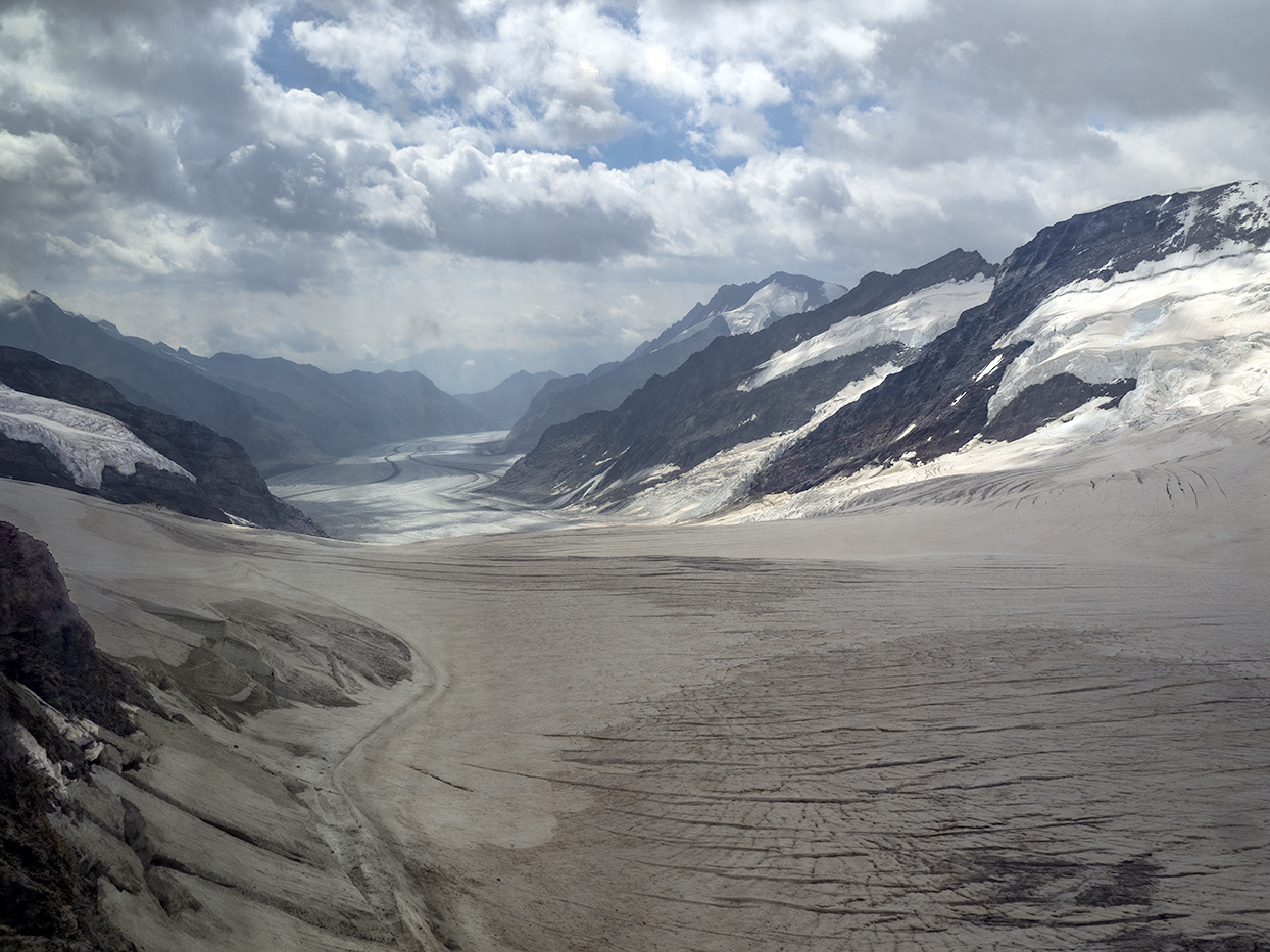 Glaciar Aletsch. Suiza. Verano 2022