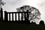 Calton Hill a contraluz