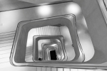 Escalera de caracol cuadrada