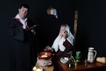 Recreación de &quot;Vieja friendo huevos&quot; de Velázquez.