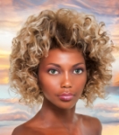 Muchacha tanzana al atardecer