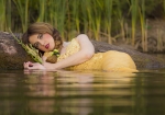Ninfa en el lago