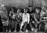 Niños masáis en escuela