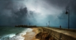 Paseo al Faro de San sebastian, Cádiz
