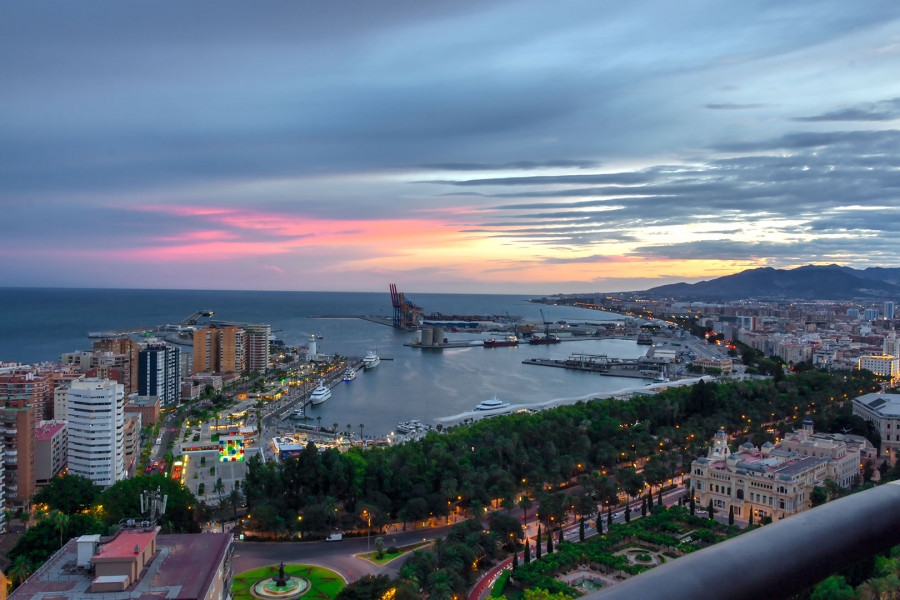 Atardecer Desde Gibralfaro