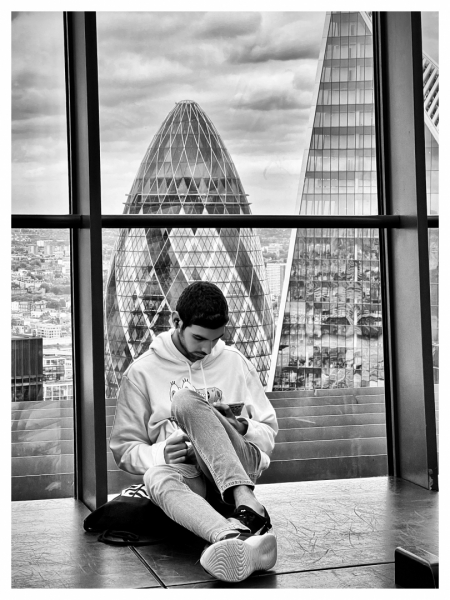 En las nubes