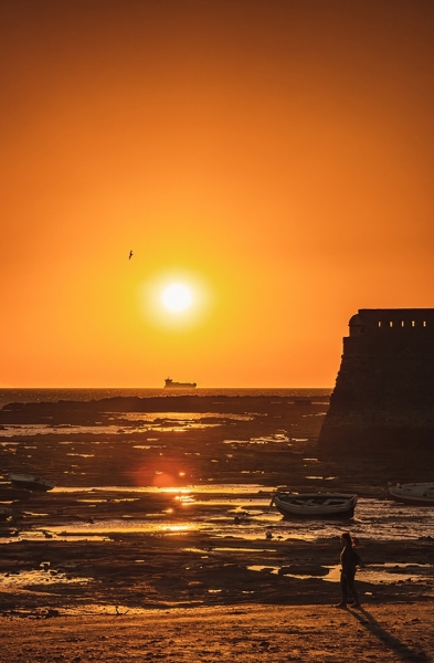 Atardecer en la caleta