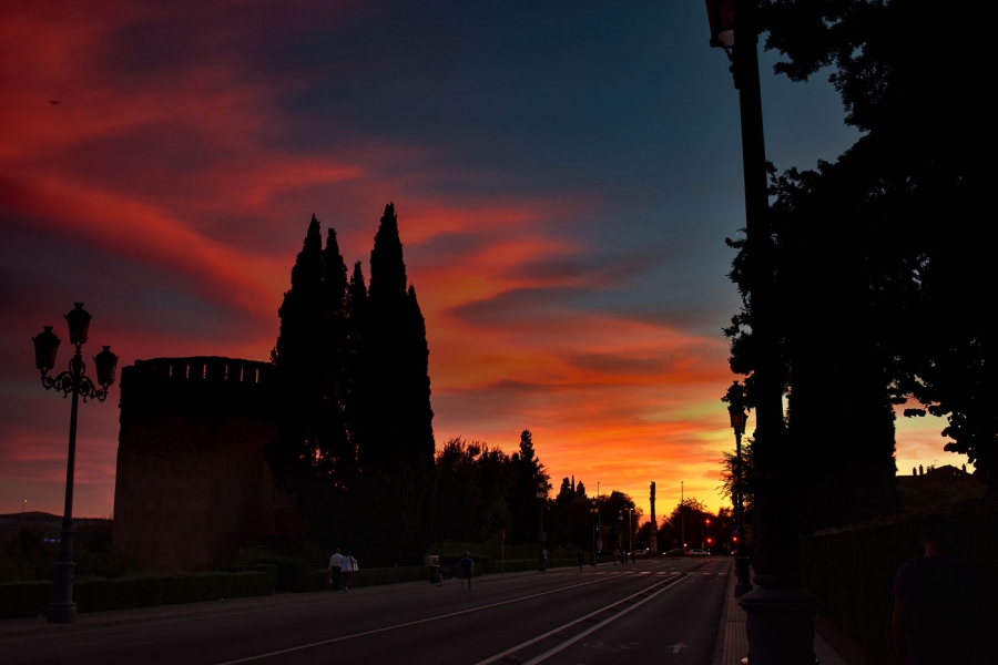 atardecer