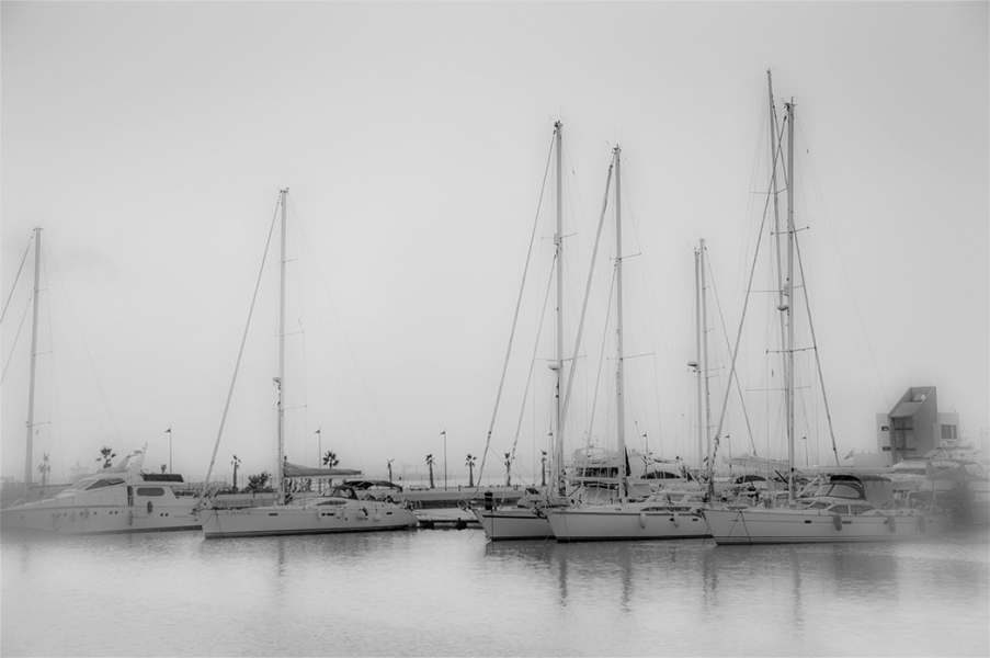 Barcos en la niebla
