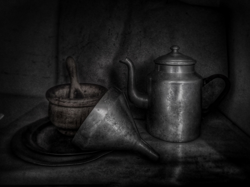 Bodegon blanco y negro