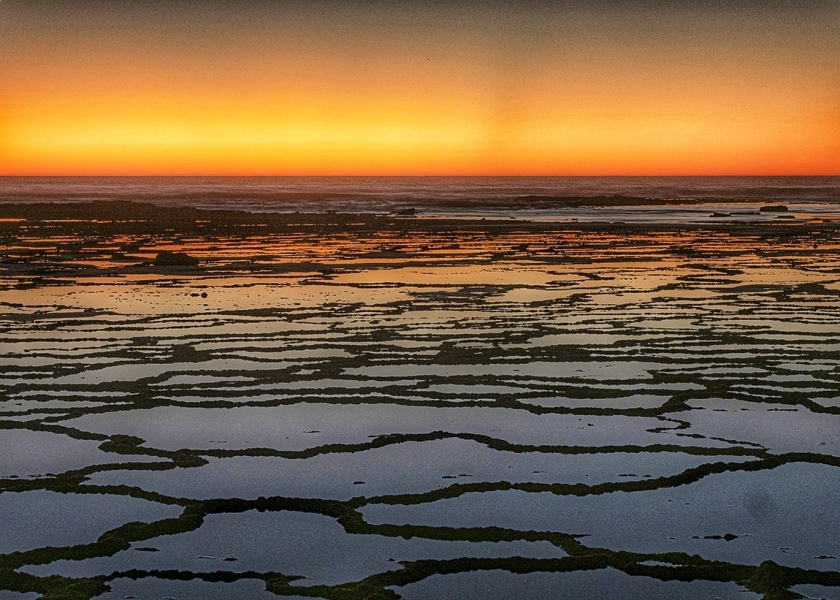 Laberinto en la playa