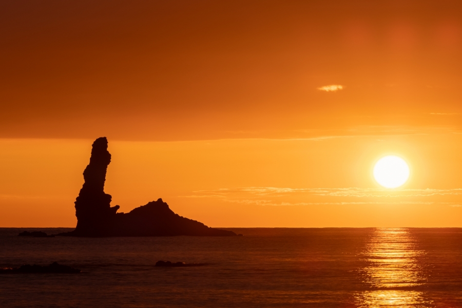 Amanece en Arrecife del Dedo. Cabo de Gata