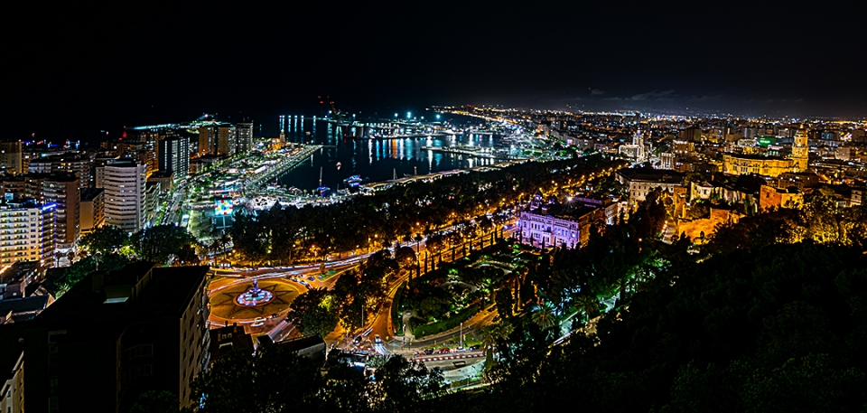noche en el puerto