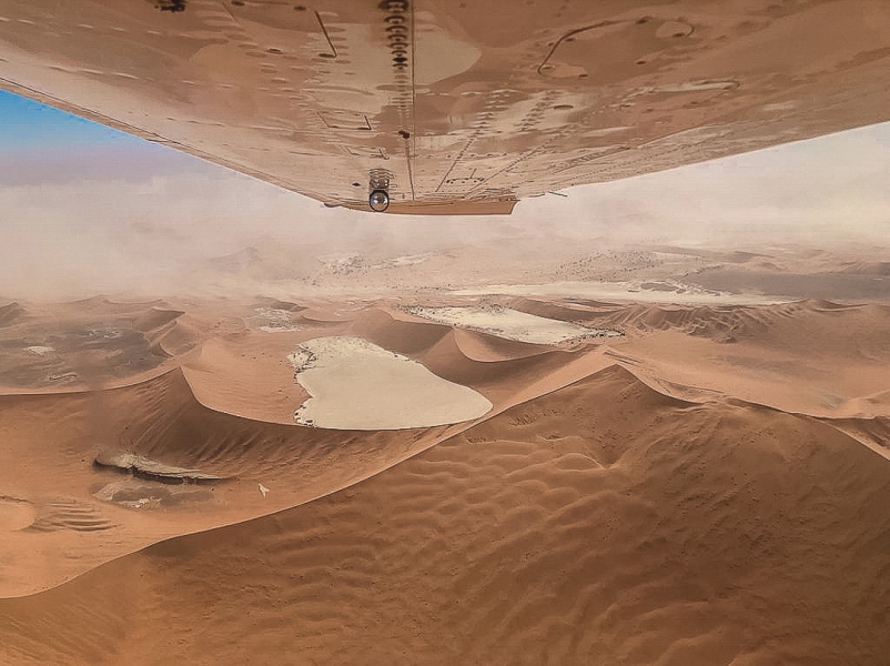 Sobrevolando Namibia